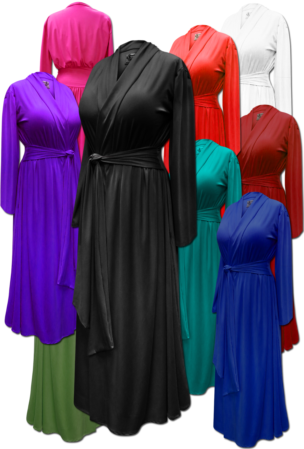 CLOSEOUT CLEARANCE! Solid Color Plus Size Supersiz Poly/Cotton Robe