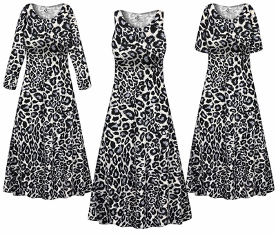 Plus Size Leopard Print Dress | Slinky Customizable Princess Cut or A-Line Dress | XL-9X