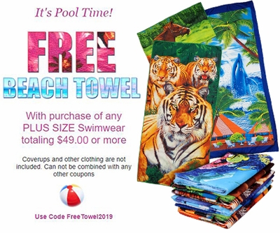 <font size="3" color="blue"><b><center>Free Beach Towel Promotion  is Over, Sorry!!!<br></b><font size="1" color="red"></font>
