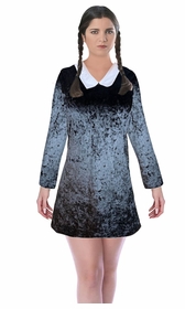 NEW! Plus Size Gothic Girl Halloween Costume with Wig XL-9X 