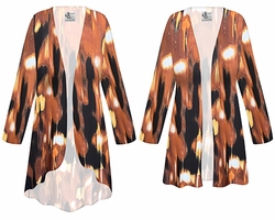 Plus Size Autumn Ember Slinky Womens Jackets & Dusters Customizable XL-9X
