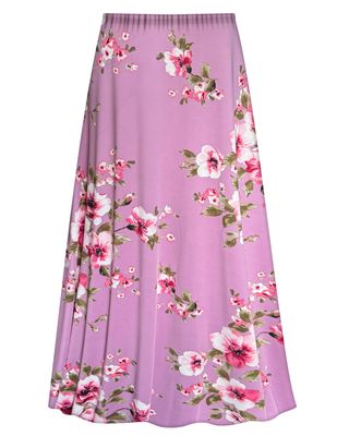 NEW! Beautiful Plus Size Romantic Mauve Roses Slinky Skirts Customizable 1x to 9x