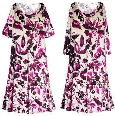 NEW! Plus Size Fleeting Petals Ultra Soft Brushed Jersey Print Sleep Gown - Muumuu - Moo Moo Dress 0x 1x 2x 3x 4x 5x 6x 7x 8x 9x