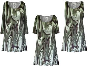 NEW! Forest Swirl Slinky Plus Size & Supersize Tops Tunics Tanks Blouses 1x - 9x