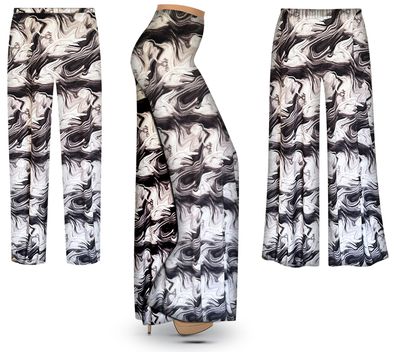 NEW! Noir Mirage Customizable Plus Size & Supersize Slinky Pants - Tapered - Palazzo - Capri 1x to 9x