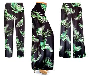 NEW! Midnight Palm Ultra Soft Brushed Customizable Plus Size & Supersize Pants - Tapered - Palazzo - Capri 1x to 9x