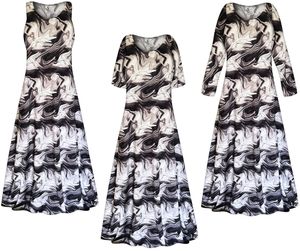 NEW! Noir Mirage Customizable Plus Size & Supersize Slinky Dresses 1x - 9x
