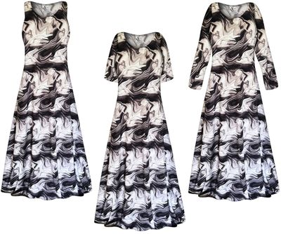 NEW! Noir Mirage Customizable Plus Size & Supersize Slinky Dresses 1x - 9x