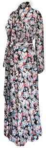 NEW! Plus Size & Supersize Orange Blossom Cotton Retro Style Dressing Gown / Hostess Robes 1x-9x