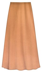 NEW! Plus Size Tan-Glimmer Slinky Print Skirts Customizable 1x to 9x