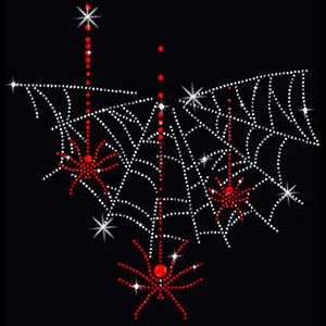 Red Spiders on Web Sparkly Rhinestud Rhinestones Plus Size & Supersize T-Shirts 2x/3x Turquoise