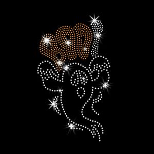 Orange Boo Lettering With Ghost Sparkly Rhinestud Rhinestones Plus Size & Supersize T-Shirts S M L XL 2x 3x 4x 5x 6x 7x 8x 9x (All Colors)