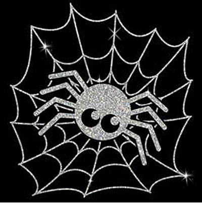 CLOSEOUT CLEARANCE! Spider Glitter Plus Size & Supersize T-Shirts 8x