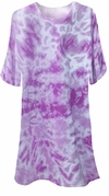 SOLD OUT! SALE! Purple Marble Tie Dye Plus Size T-Shirts XL 2x 3x 4x 5x 6x