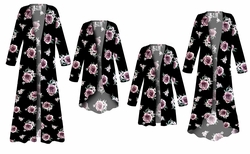NEW! Plus Size & Supersize Bella Floral Customizable Jackets & Dusters 1x to 9x