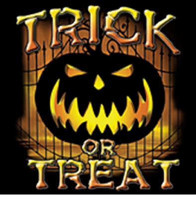 SOLD OUT! Trick or Treat Plus Size & Supersize T-Shirts S M L XL 2x 3x 4x 5x 6x 7x 8x 9x (Light/Dark Colors)