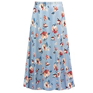 NEW! Plus Size Blue Spring Fields Slinky Womens Skirt Customizable