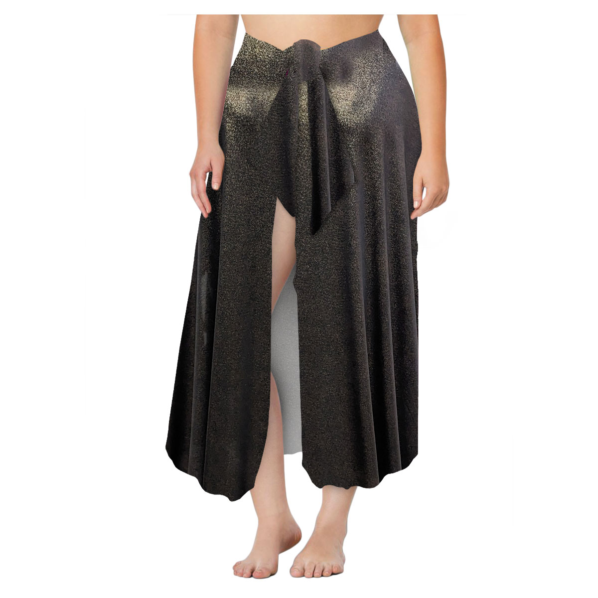 Plus Size Golden Shadow Swimsuit Summer Cover Up Sarong