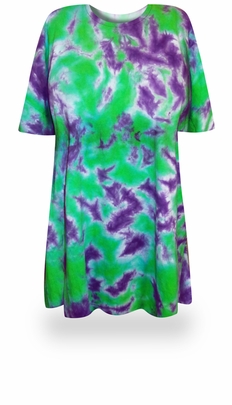 SOLD OUT! SALE! Passion Flower Tie Dye Plus Size T-Shirt L XL 2x 3x 4x 5x 6x