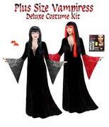 SALE! Plus Size Vampiress Morticia Costume Vampire Costume - Plus Size & Supersizes Lg XL 0x 1x 2x 3x 4x 5x 6x 7x 8x 9x