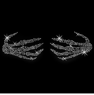 Sparkly Rhinestud Rhinestones Skeleton Hands Halloween Costume Plus Size & Supersize T-Shirts L XL 1x 2x 3x 4x 5x 6x 7x 8x