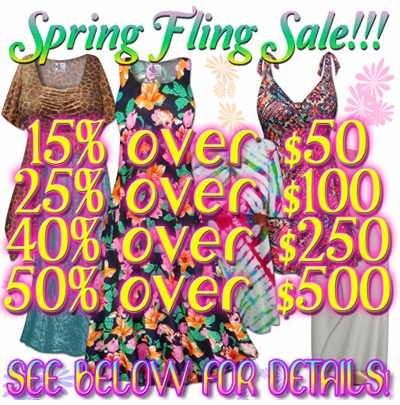 Spring Fling Sale 2017!