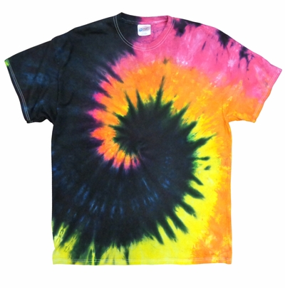 CLOSEOUT CLEARANCE! Plus Size & Supersize Citrus Swirl Tie Dye T-Shirts 5XL