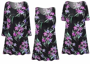 NEW! Violet Night Ultra Soft Brushed Jersey Customizable Tops - Plus Size 0x-9x