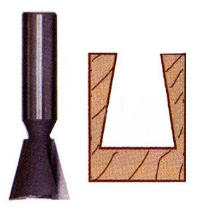 Amana 45806 14 Degree Dovetail Router Bit , 1/2 Shank
