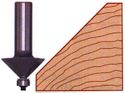 Amana 49402 Chamfer Router Bit 1-1/4 Diameter, 1/4 Shank