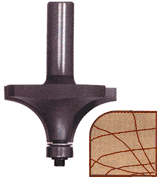 Amana 49522 Roundover Router Bit  1" Radius, 1/2 Shank