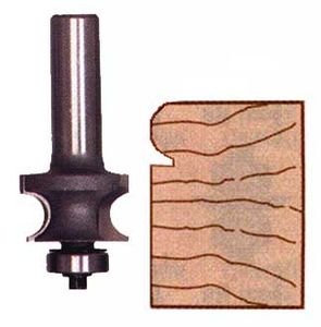 Amana 54162 Corner Beading Router Bit  1/8 Radius, 1/2 Shank