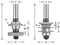 Amana 55436 In Style / Rail Router Bit  Set