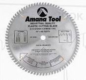 Amana  LB10801 10" MTC 80T 5/8" Bore Plastic Cutting Non-Melt Saw Blade