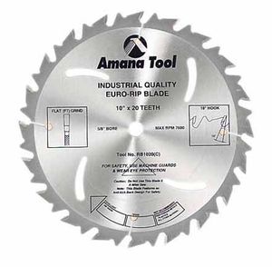 Amana RB1020 10" 20T Euro-Rip Saw Blade
