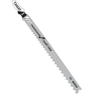 Bosch T345XF T-Shank Jig Saw Blades  5 Pk  Metal Wood