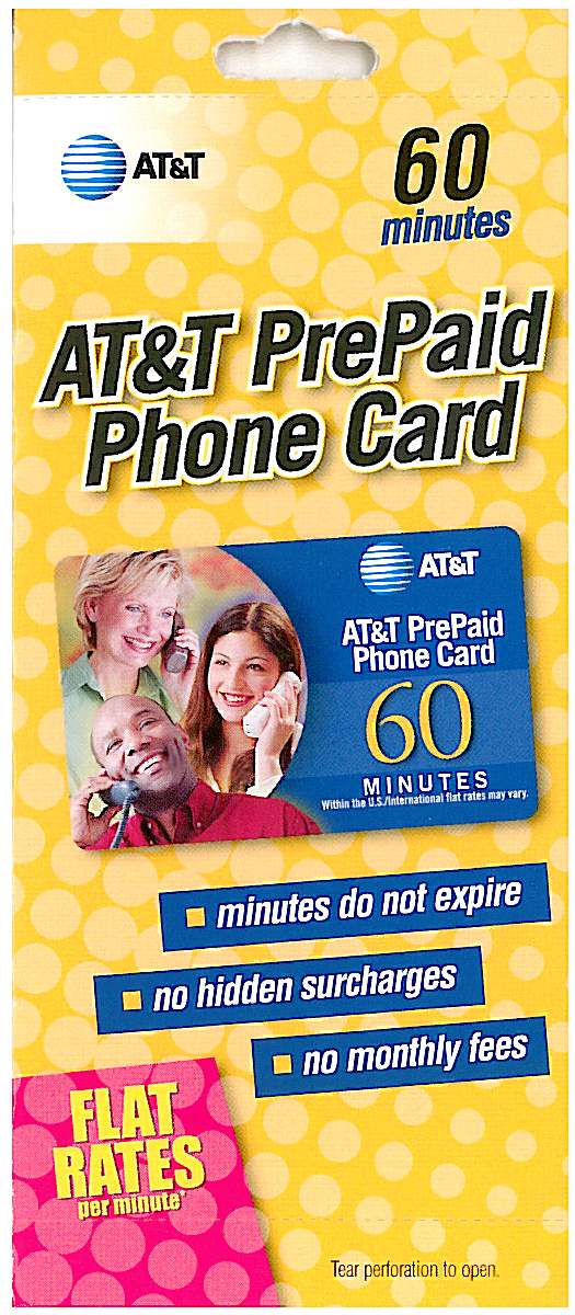 AT&T 60 Minute PrePaid Phone Card