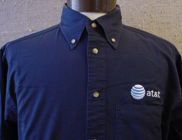 SALE *** AT&T Men's Easy Care Twill Shirt - 2XL