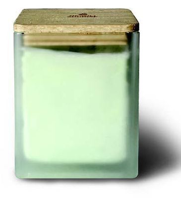 24oz. Frosted Square Jar