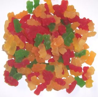 1/2 Pound Gummie Bears in a Standing Box