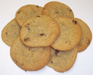 1/2 Pound Pecan Cookies in a Decorative Bag