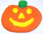 1 Pound Jack-O-Lantern Cookies in a Decorative Tray with Krinkle