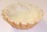 3 Inch Fluted Tart Shell -  White Chocolate Lined - 12 Pack