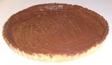 9.5 Inch Fluted Tart Shell -  Milk Chocolate Lined - 6 Pack