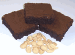 Brownies with Peanuts in a 1 Pound Square Box