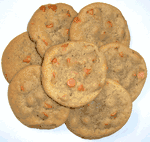 Butterscotch Chip Cookies in a Small Tin