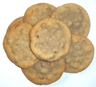 Cappuccino Chip Cookies in a Pail