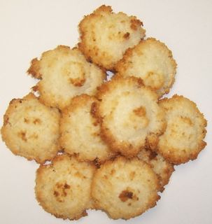 Coconut Macaroon Cookies in a