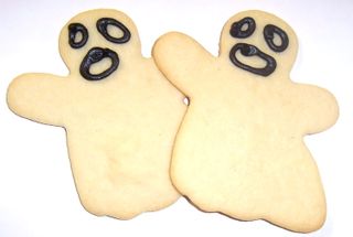 Ghost Cookies in a 1 Pound Decorative Bag