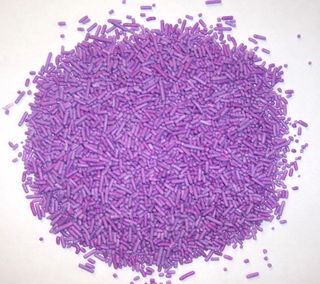 Lavender Jimmies in a 1 Pound Container